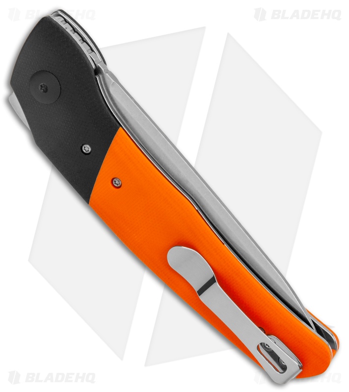 Kizer Arsenyan In-Yan Liner Lock Knife Orange G-10 (3.9" Satin) V4573N2