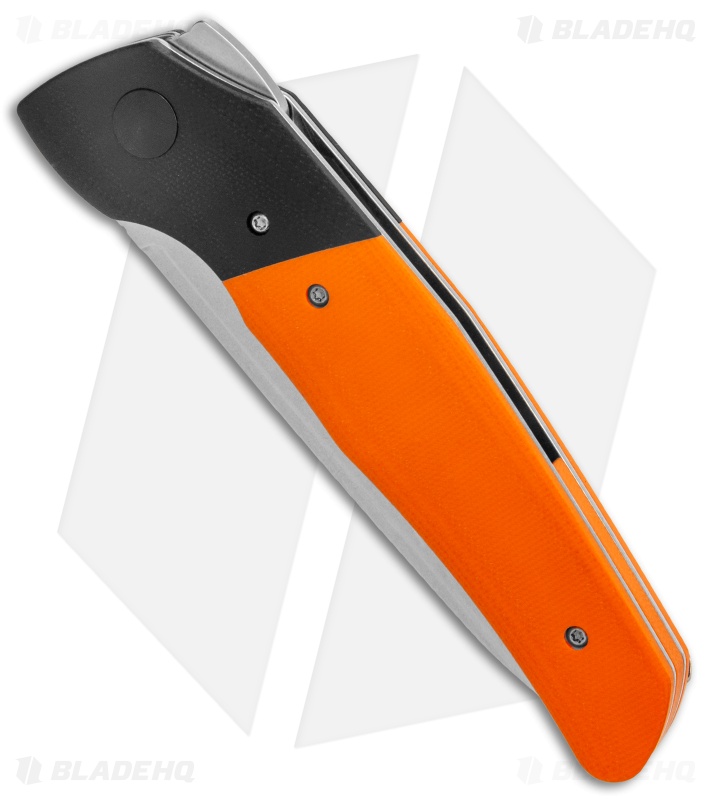 Kizer Arsenyan In-Yan Knife Orange/Black G-10 - Blade HQ