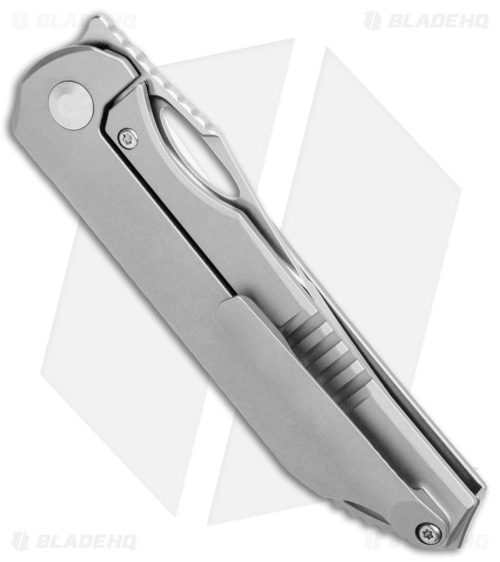 Kizer Assassin Frame Lock Front Flipper Knife Titanium 3 Hole