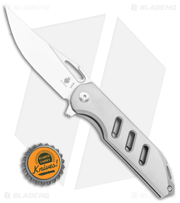 Kizer Assassin Frame Lock Flipper Knife Titanium (3.15