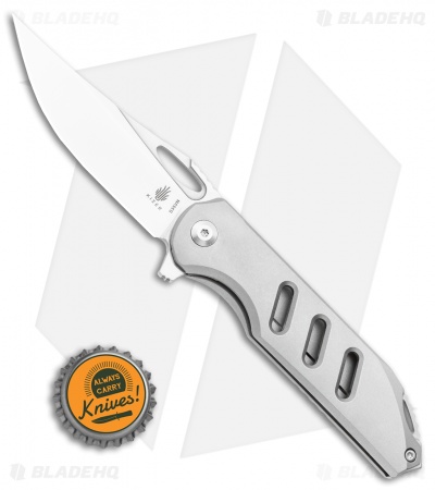 ●THE ASSASSINZ Kizer Assassin Frame Lock Flipper Knife Titanium (3.15