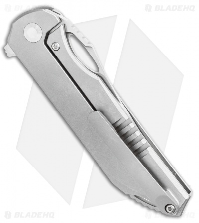 Kizer Assassin Frame Lock Flipper Knife Titanium (3.15" Satin) Ki3549