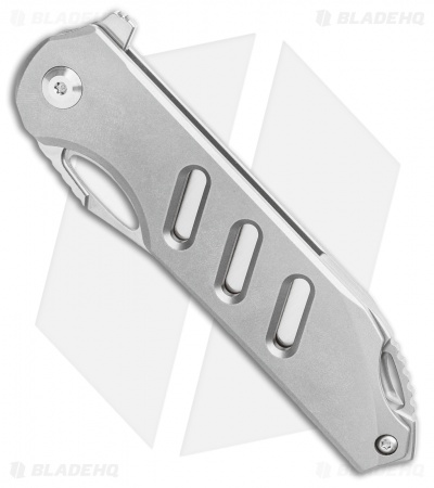 Kizer Assassin Frame Lock Flipper Knife Titanium (3.15" Satin) Ki3549
