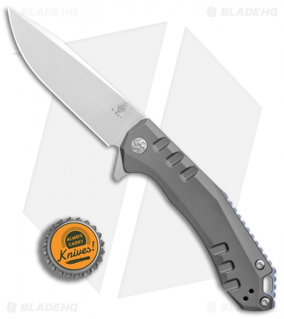 Kizer Basalt Frame Lock KnifeTitanium (3.2" Stonewash) Ki4505