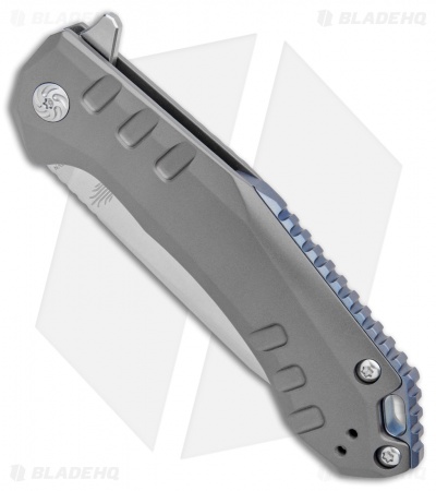 Kizer Basalt Frame Lock KnifeTitanium (3.2" Stonewash) Ki4505