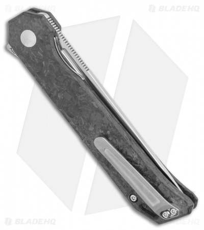Kizer Begleiter Tanto Liner Lock Flipper Knife CF (3.5" Satin) Ki4458T3