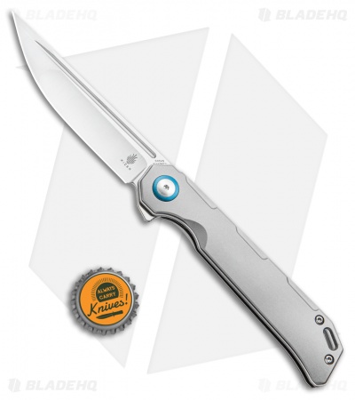 Kizer Begleiter Frame Lock Flipper Knife Titanium (3.5" Satin) Ki4458T2