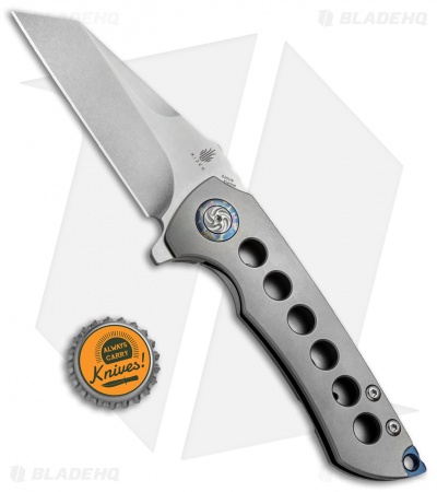 Kizer CK Critical Flipper Frame Lock Knife (3.6" Stonewash) Ki4508
