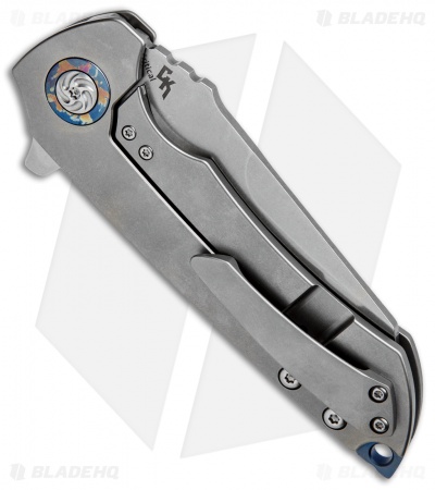 Kizer CK Critical Flipper Frame Lock Knife (3.6" Stonewash) Ki4508