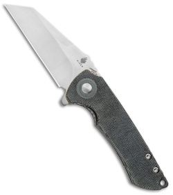 Kizer CK Knifeworks Critical Mini Liner Lock Knife Black Micarta (3" Satin) 