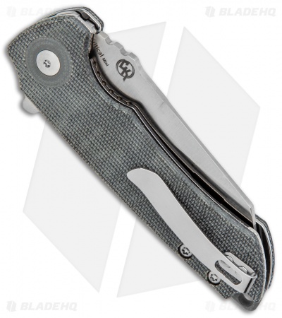 Kizer CK Knifeworks Critical Mini Liner Lock Knife Black Micarta (3" Satin) 
