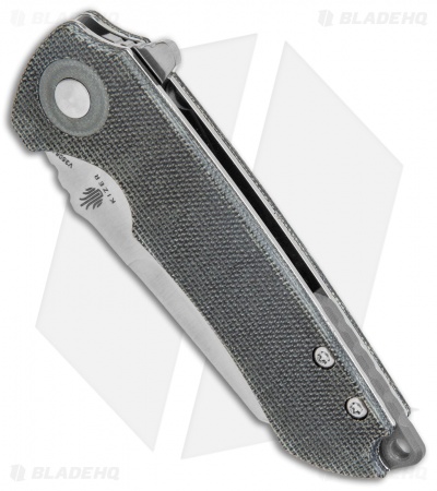 Kizer CK Knifeworks Critical Mini Liner Lock Knife Black Micarta (3" Satin) 
