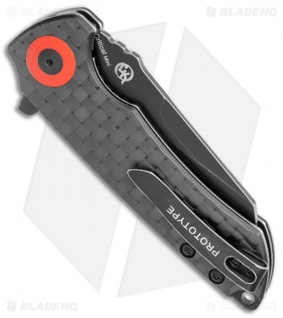 Kizer CK Knifeworks Mini Critical Liner Lock Knife Carbon Fiber (3" Black)