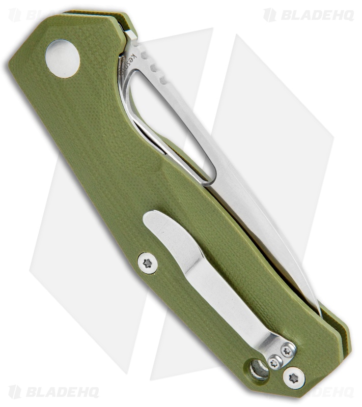 Kizer Vanguard Kesmec Liner Lock Knife OD Green G-10 (3.25" Satin) V4461N3