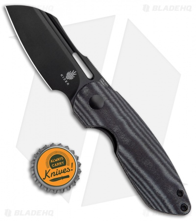 Kizer D.O.C.K. October Liner Lock Knife Black Micarta (2.9" Black) KI3569-A