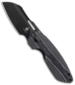 Kizer D.O.C.K. October Liner Lock Knife Black Micarta (2.9" Black) KI3569-A