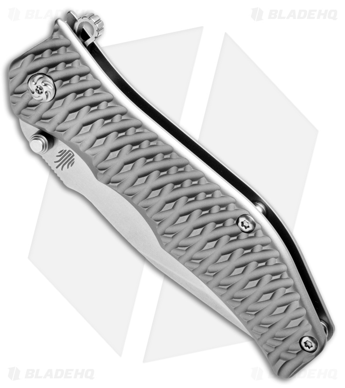 Kizer Darrel Ralph Gunhammer Bowie Frame Lock Knife (3.5" Stonewash) Ki4501A1