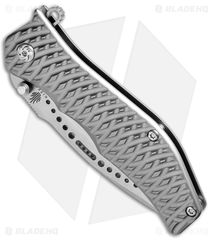 Kizer Darrel Ralph Gunhammer Radian Recurve Knife (3.5" Stonewash) Ki4501A2
