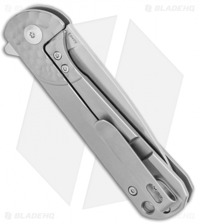 Kizer Envoy Frame Lock Knife Titanium (3" Stonewash) Ki3493