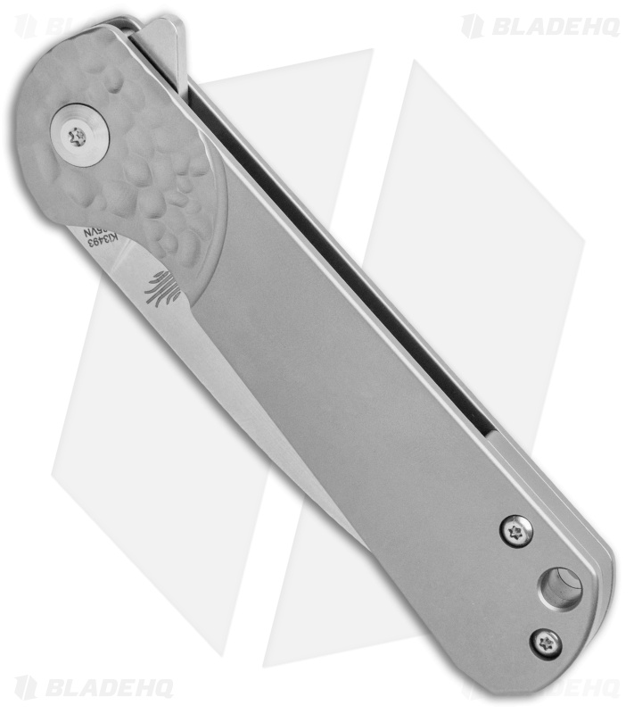 Kizer Envoy Frame Lock Knife Titanium (3" Stonewash) Ki3493