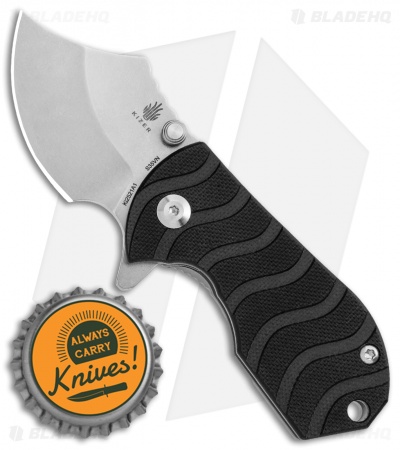 Kizer Flip Shank Frame Lock Knife Black G-10 (2" Stonewash) Ki2521A1 