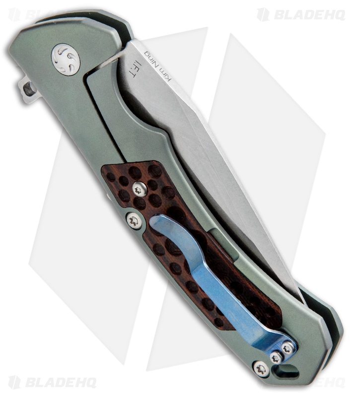 Kizer I.F.T. Frame Lock Knife Titanium (3.1" Stonewash) Ki3452