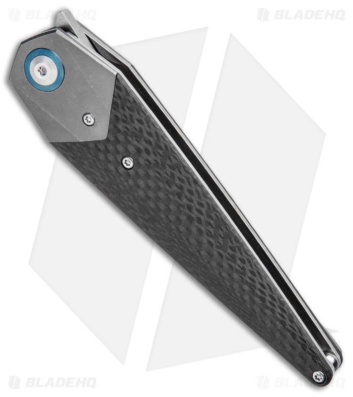 Kizer Isham Soze Dagger Liner Lock Knife Carbon Fiber (3.65