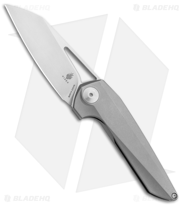Kizer Isham Theta Ki4514 Titanium Flipper Knife Blade Hq