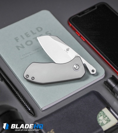 Kizer Jared Price WPK Friction Folder Knife Titanium (2.5" Stonewash) Ki2534A1