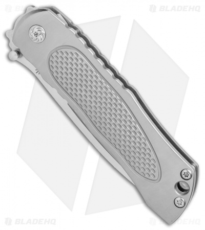 Kizer Jernigan Wakulla Spear Point Frame Lock Knife Ti (3.5" Satin) Ki4497A1