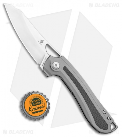 Kizer Kobold Frame Lock Knife Ti/CF (2.94" Satin) Ki3542