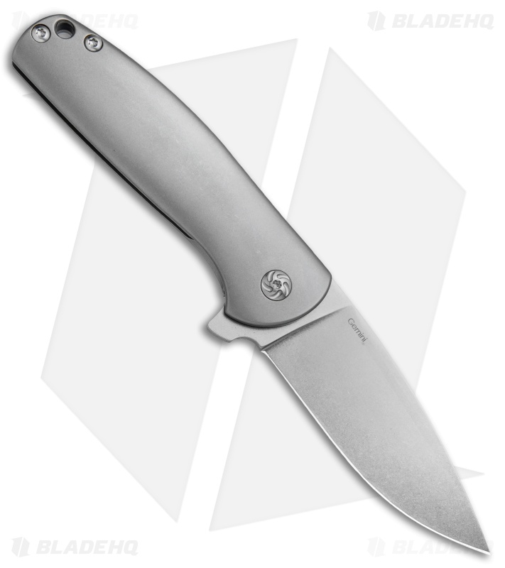 kizer laconico gemini left handed frame lock knife 3 125 stonewash