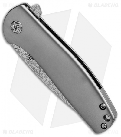 Kizer Laconico Gemini Frame Lock Knife (2.9" Odin Heim Damasteel) Ki2471D1