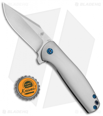 Kizer Laconico Ursa Minor Frame Lock Knife Titanium (3.1" Satin) Ki3472