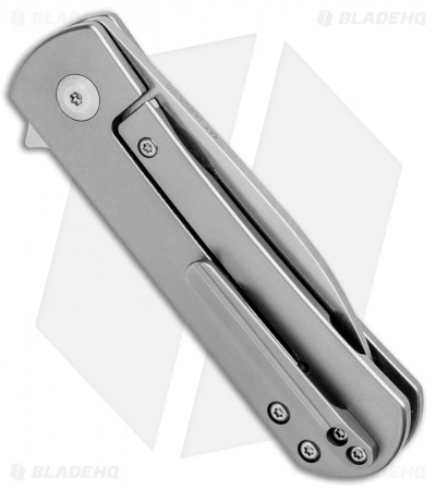 Kizer Laconico Yorkie Frame Lock Flipper Knife Hole Titanium (2.57" SW) Ki3525A1