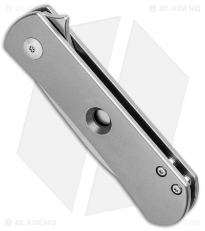 Kizer Laconico Yorkie Frame Lock Flipper Knife Hole Titanium (2.57" SW) Ki3525A1