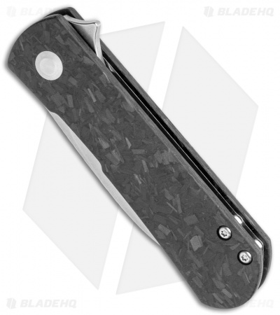 Kizer Laconico Yorkie Liner Lock Knife Shred CF (2.5" Stonewash) Exclusive