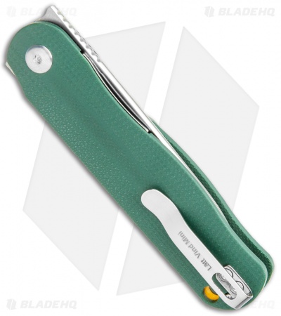 Kizer Lätt Vind Mini Liner Lock Knife Green G-10 (3" Satin) V3567N2