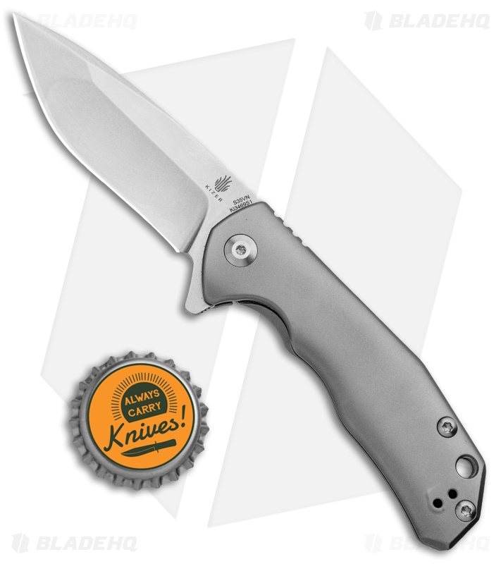 Kizer Ning Shoal Knife Gray Ti (3