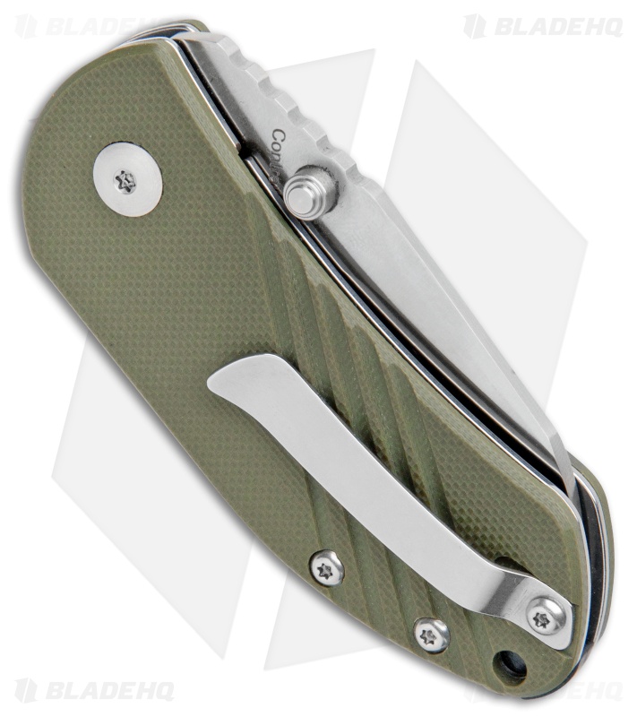 Kizer Lundquist Contrail Liner Lock Knife OD Green G-10 (2.125" Satin) V2540C2