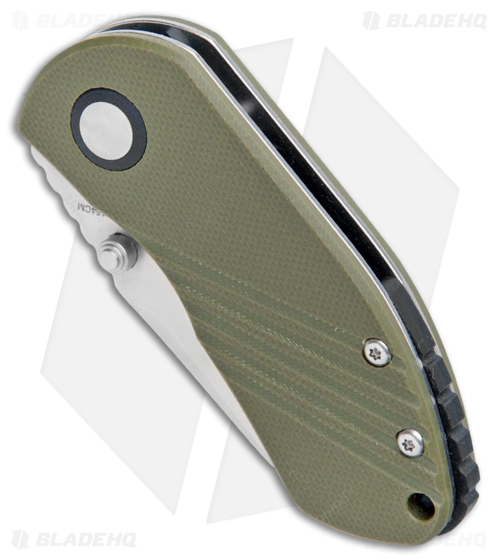 Kizer Lundquist Contrail Liner Lock Knife OD Green G-10 (2.125" Satin) V2540C2