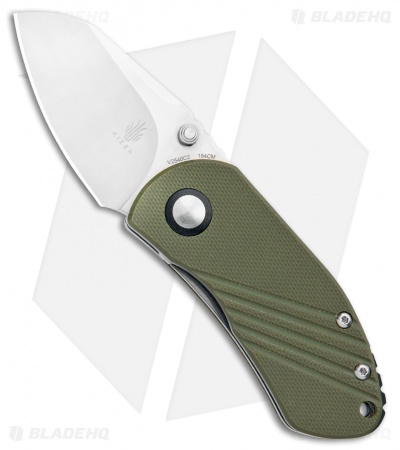 Kizer Lundquist Contrail Liner Lock Knife OD Green G-10 (2.125" Satin) V2540C2