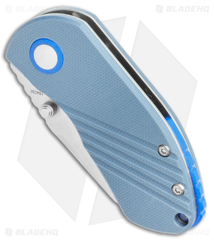 Kizer Lundquist Contrail Liner Lock Knife Blue G-10 (2" Satin) V2540C3