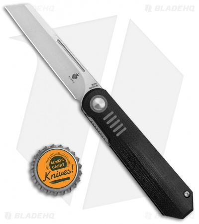 Kizer Lundquist De L'Orme Liner Lock Knife Black G-10 (2.9" SW) KI3570A1