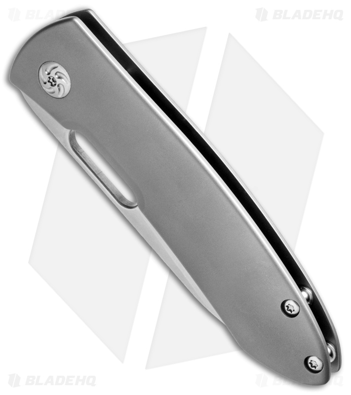 Kizer Lundquist Wanderer Frame Lock Knife Ti (3.3" Stonewash) Ki4500