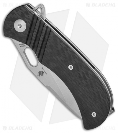 Kizer MV Desert Dog Liner Lock Knife Carbon Fiber (3.1" Satin) Ki4496