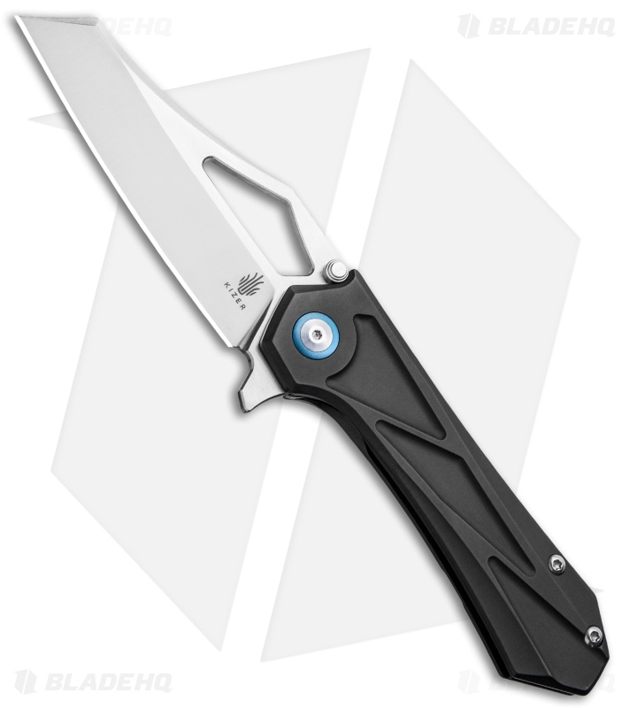 K.I. Kizer Maestro - Frame Lock Flipper Knife | Gray Ti | Blade HQ