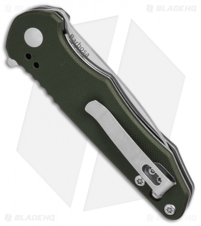 Kizer Mikkel Willumsen Barbosa Liner Lock Knife OD Green G10 (3" Satin) V3487N2