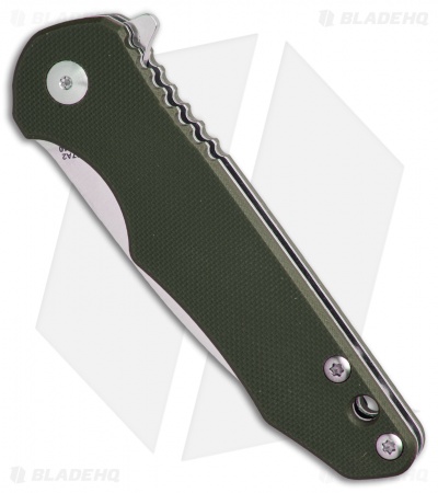 Kizer Mikkel Willumsen Barbosa Liner Lock Knife OD Green G10 (3" Satin) V3487N2