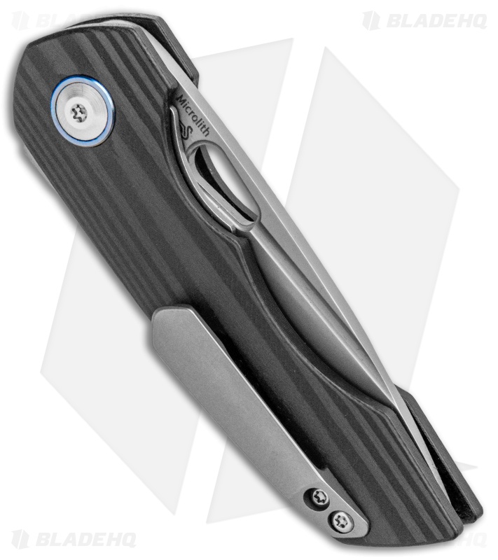 Kizer Nick Swan Microlith Liner Lock Flipper Knife CF (2.4" Bead Blast)